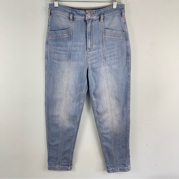 Anthropologie Pilcro Ultra High-Rise Seamed Slim Boyfriend Jeans Size 27 - Picture 2 of 16